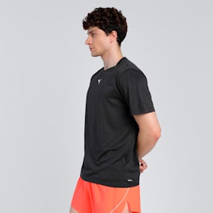 Train All Day Heather Cat Men's Training Tee, PUMA Black Heather, extralarge-IND