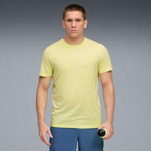 ESSENTIALS HEATHER CAT Tee, Gold Moon Heather, extralarge