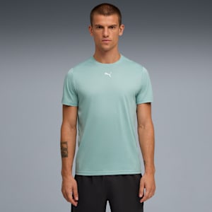 Train All Day Essentials Men's Training Tee, Light Moss Heather, extralarge