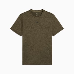 Playera Train All Day Essentials Texture para hombre, Loden Green Heather, large