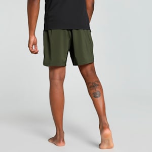 STUDIO FOUNDATION Men's Training Shorts, Dark Olive, extralarge-IND