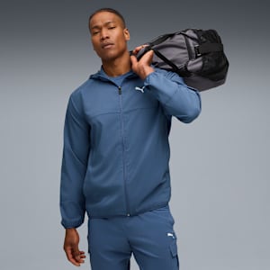 TAD TECH Woven Full Zip Men, Dark Indigo, extralarge