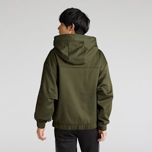メンズ トレーニング トレイン エッジ フリース ジャケット, Dark Olive, extralarge-JPN