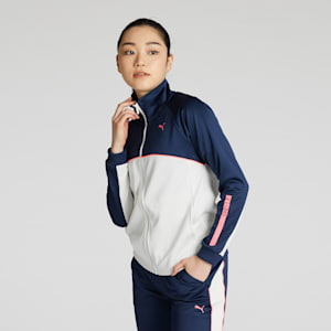 ウィメンズ トレーニング FOUNDATION ニット トラックジャケット, Club Navy, extralarge-JPN