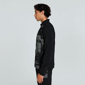 PUMA x one8 Men's Slim Fit Training Woven Jacket, PUMA Black, extralarge-IND
