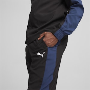 TRAIN FAVORITE Men's Training Tracksuit, PUMA Black-Club Navy, extralarge-IND