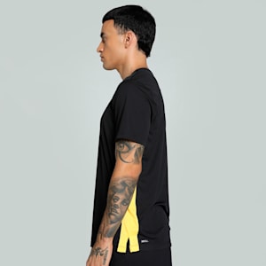 RUN FAVORITE VELOCITY Men's Running T-shirt, PUMA Black-Sun Stream, extralarge-IND