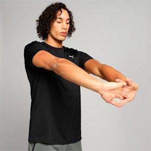 Men's Logo Training T-shirt, Puma Black, extralarge-IND