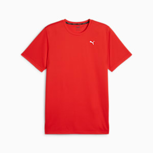 Men's Logo Training T-shirt, PUMA Red, extralarge-IND