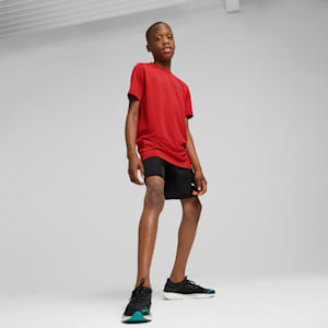 Train All Day Youth Training Tee, Red Fire, extralarge-IND