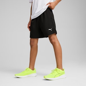 Train All Day Youth Woven Training Shorts, Puma Black, extralarge-IND