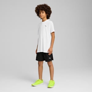 Train All Day Youth Woven Training Shorts, Puma Black, extralarge-IND
