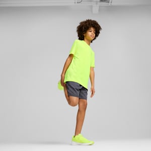Train All Day Youth Woven Training Shorts, Galactic Gray, extralarge-IND