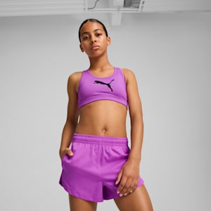 Train All Day Essentials Big Kids' Low Support Bra, Pure Magenta, extralarge