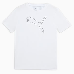 Train All Day Cat Logo Youth Training Tee, PUMA White, extralarge-IND