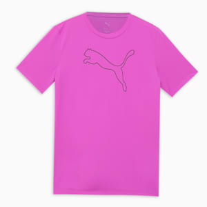 Train All Day Cat Logo Youth Training Tee, Pure Magenta, extralarge-IND