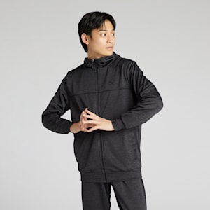 メンズ トレーニング ジャケット, PUMA Black Heather, extralarge-JPN