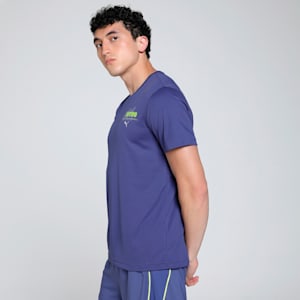 NITRO™ Graphic Men's Running Tee, Blue Crystal, extralarge-IND