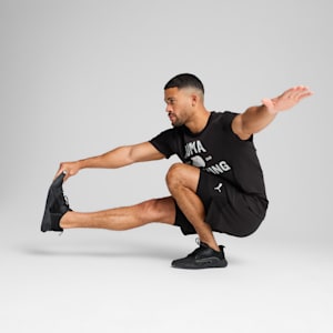 GRAPHICS Logo Relaxed Training Tee Men, PUMA Black, extralarge