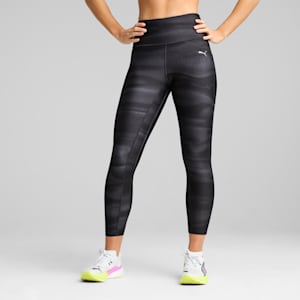 VELOCITY All-Over Print Women's Running Tights, PUMA Black, extralarge-IND