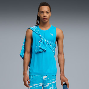 VELOCITY Men's Running Tank, Speed Blue, extralarge-IND