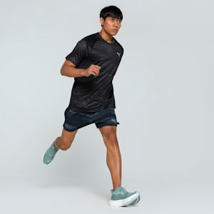 VELOCITY All-Over Print Men's Running Tee, PUMA Black, extralarge-IND
