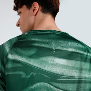 VELOCITY All-Over Print Men's Running Tee, Green Moon, extralarge-IND