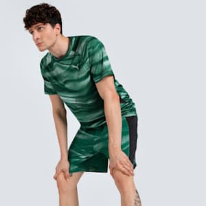 VELOCITY All-Over Print Men's Running Tee, Green Moon, extralarge-IND