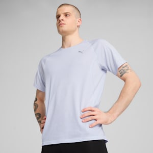 RUN VELOCITY Men's Tri-Blend Running Tee, Cool Weather, extralarge