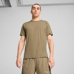 RUN VELOCITY Men's Tri-Blend Running Tee, Velvet Moss, extralarge
