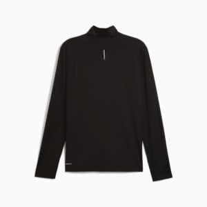 VELOCITY CLOUDSPUN Men's Quarter-Zip Running Top, PUMA Black, extralarge