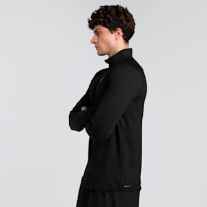 VELOCITY CLOUDSPUN Men's Quarter-Zip Running Top, PUMA Black, extralarge-IND