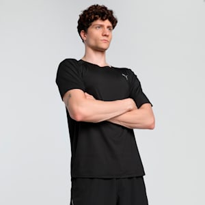 CLOUDSPUN Men's Running Tee, PUMA Black, extralarge-IND