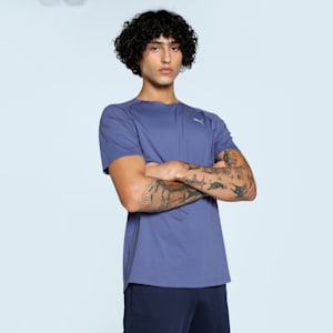 CLOUDSPUN Men's Running Tee, Blue Crystal, extralarge-IND