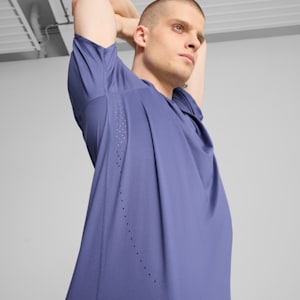 Playera de running CLOUDSPUN para hombre, Blue Crystal, extralarge