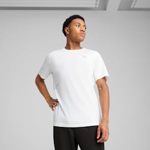 Playera de running PUMA RUN CLUB para hombre, PUMA White, extralarge