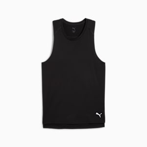 Graphic Mesh Men's Running Singlet, PUMA Black, extralarge-IND