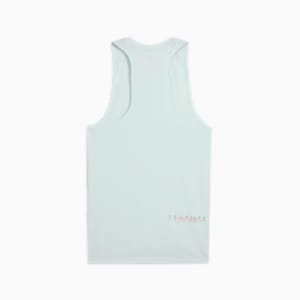 Playera sin mangas de running estampada para hombre, Peaceful Blue, extralarge