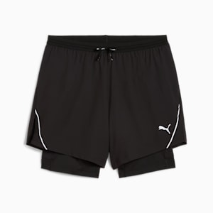 Shorts 2 en 1 de 5 para hombre ULTRAWEAVE Everyday Running, PUMA Black, extralarge
