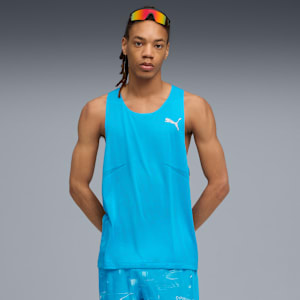 RACEDAY ULTRASPUN Singlet Men, Speed Blue, extralarge