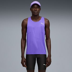 Débardeur de course à pied respirant Raceday Ultraspun pour hommes, Dark Amethyst, extralarge