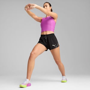 Shorts RACEDAY ULTRAWEAVE Split para mujer, PUMA Black, extralarge