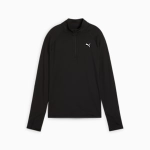 RUN VELOCITY CLOUDSPUN Women's 1/4 Zip, PUMA Black, extralarge