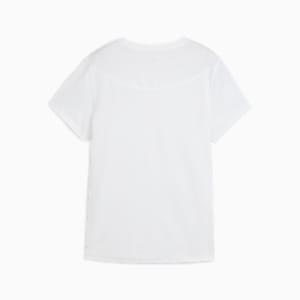RUN Women's Graphic Mesh Tee, PUMA White, extralarge