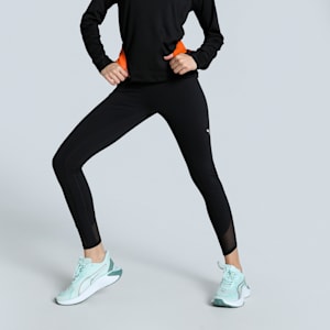 CLOUDSPUN Soft Mesh Women's High-Waisted 7/8 Training Tights, PUMA Black, extralarge-IND