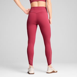 CLOUDSPUN Women's Soft Mesh High-Waisted 7/8 Tights, Port, extralarge