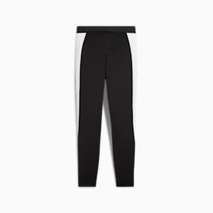 Shorts tiro alto 7/8 PUMA STRONG Colour Block para mujer, PUMA Black, extralarge