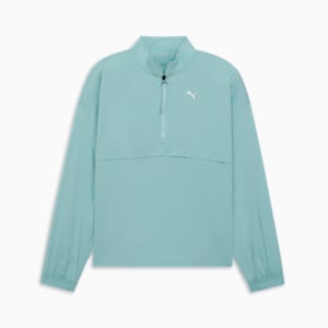 Sudadera PUMA STRONG para mujer, Modern Mint, extralarge