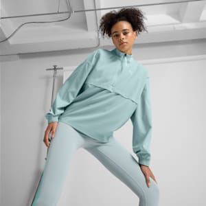 PUMA STRONG Women's Woven Jacket, Modern Mint, extralarge