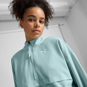Sudadera PUMA STRONG para mujer, Modern Mint, extralarge